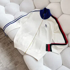 New Adidas Embroidered Lettering Zip-Up Sweater Jacket-6612  